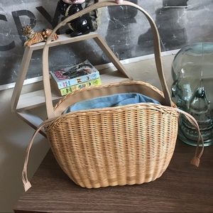 Vintage Talbots basket purse